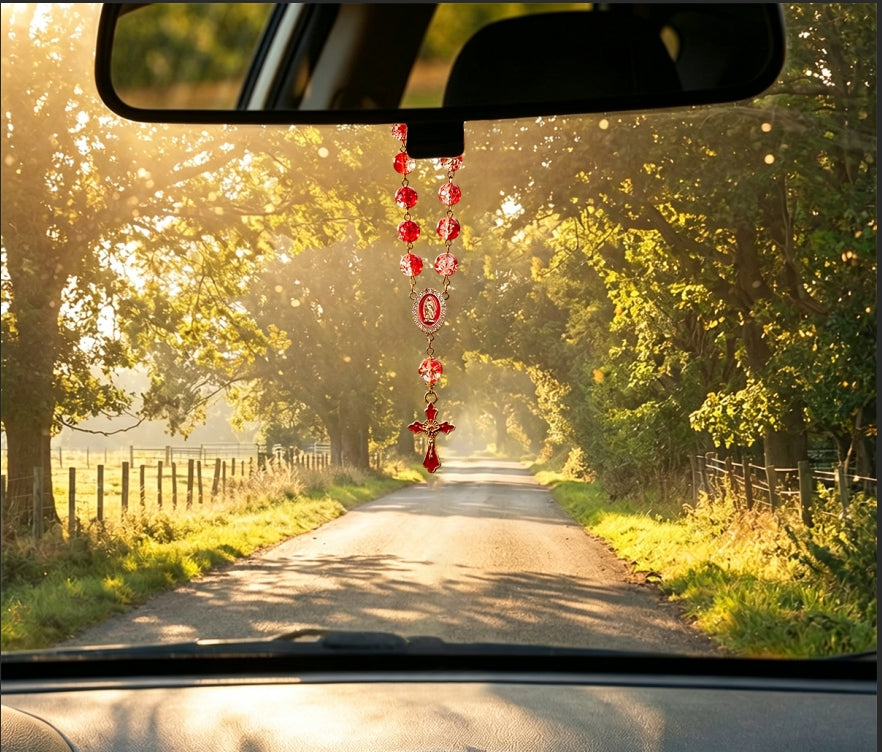 🚗 Spiritual Shields——Car Rosary: Driving Fearlessly Under the Protection of Sacred Emblems