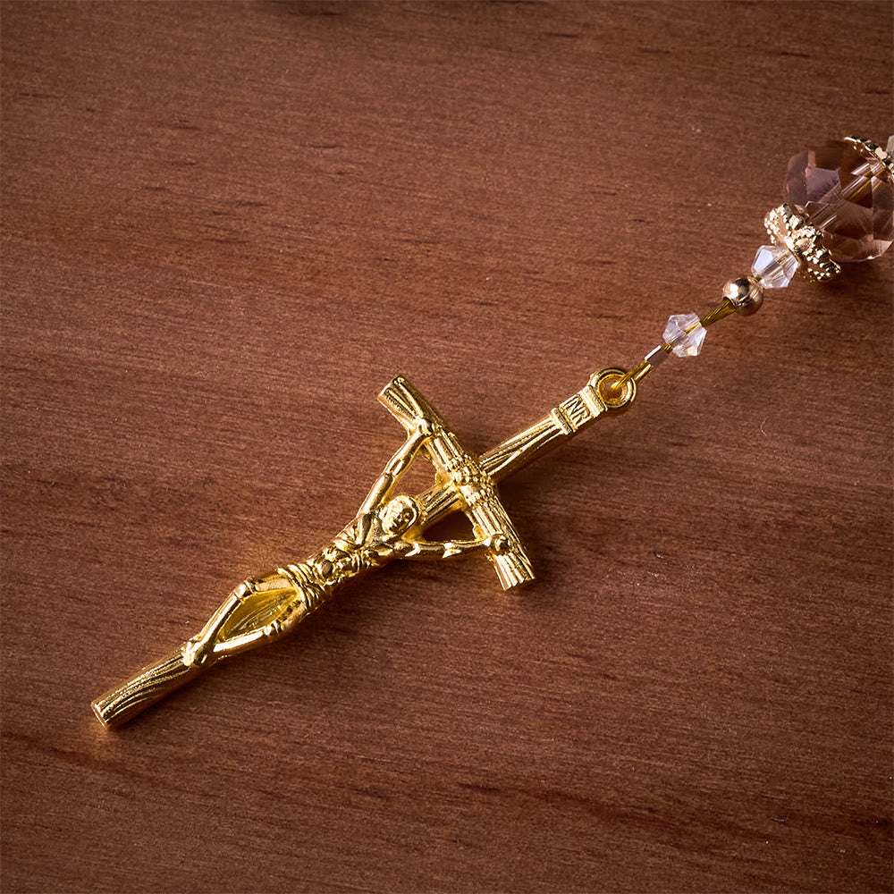 SolaceBeads Serene Waters Aquamarine Beads Rosary - image 6