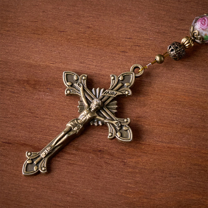 SolaceBeads The River of Hope Rosary: Rooted in Courage--Made with Amazonite Beads - image 3