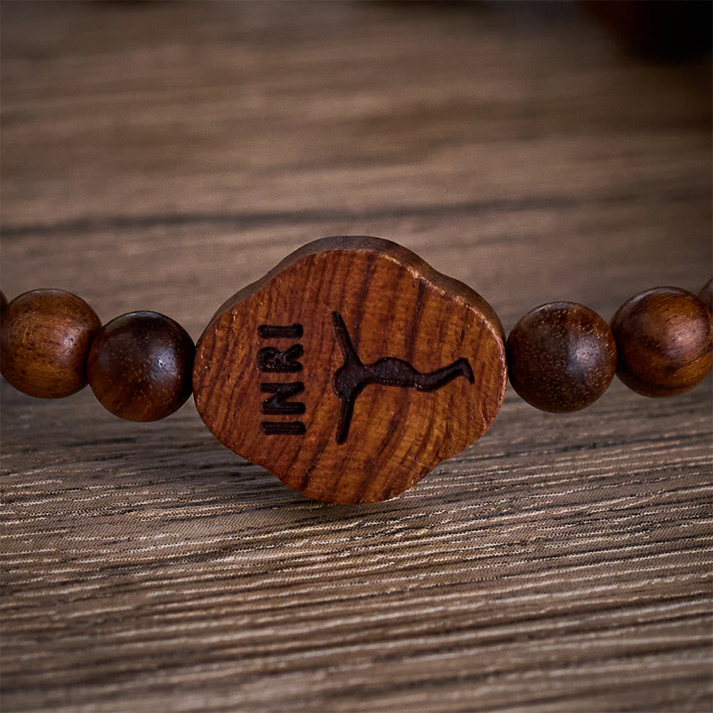SolaceBeads The Rosewood Barrel Beads Daily Solace Bracelet: Faith Close at Hand - image 3