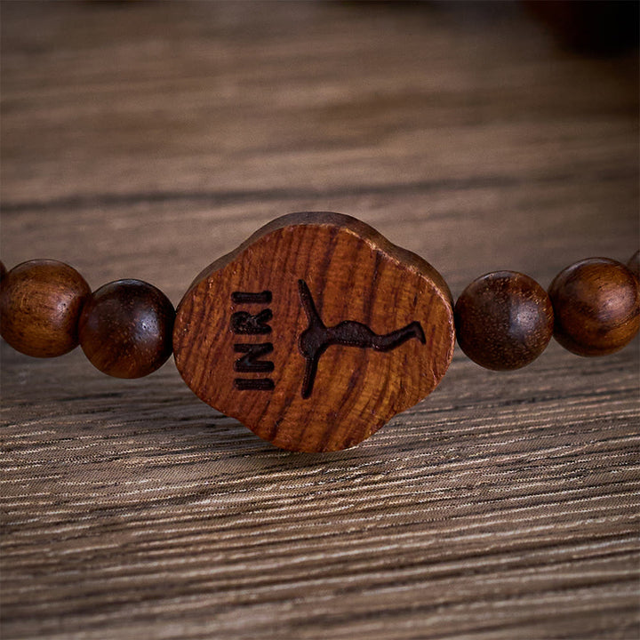 SolaceBeads The Rosewood Barrel Beads Daily Solace Bracelet: Faith Close at Hand - image 3
