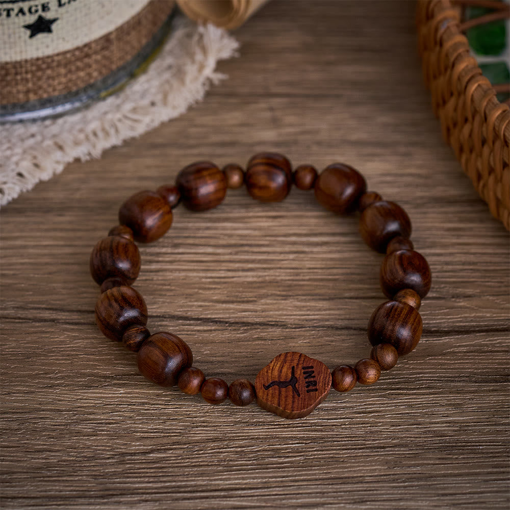 SolaceBeads The Rosewood Barrel Beads Daily Solace Bracelet: Faith Close at Hand - image 4