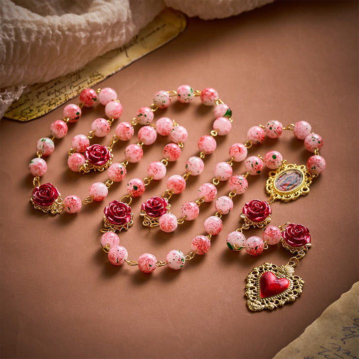 SolaceBeads Watercolor Beads Artistic Rosary – Handcrafted Beads for Light &amp; Spiritual Comfort - image 10