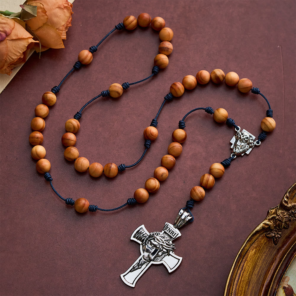 Solacebeads The Sacred Light Raja Kayu Wood Rosary Chaplet: Rooted In Grace Of Holy Face - image 6