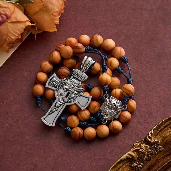 Solacebeads The Sacred Light Raja Kayu Wood Rosary Chaplet: Rooted In Grace Of Holy Face - image 5