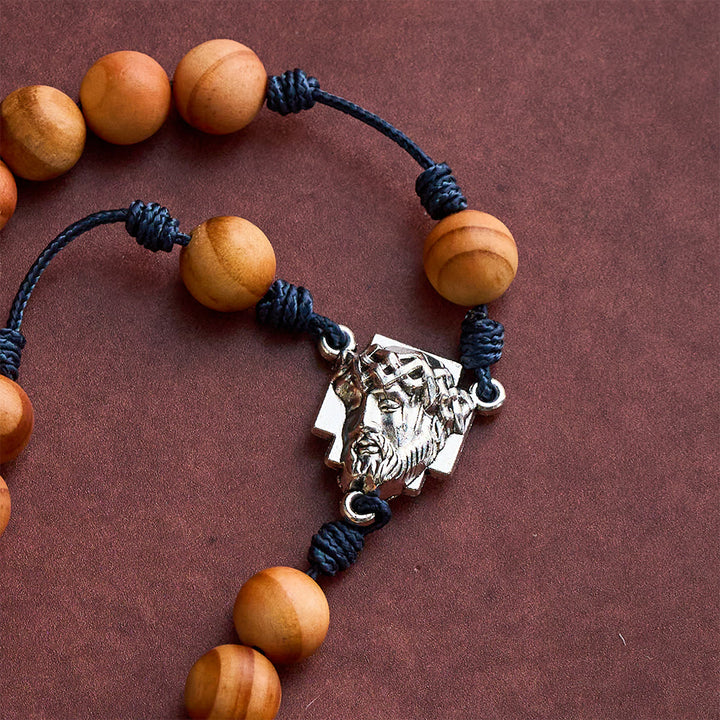 Solacebeads The Sacred Light Raja Kayu Wood Rosary Chaplet: Rooted In Grace Of Holy Face - image 3