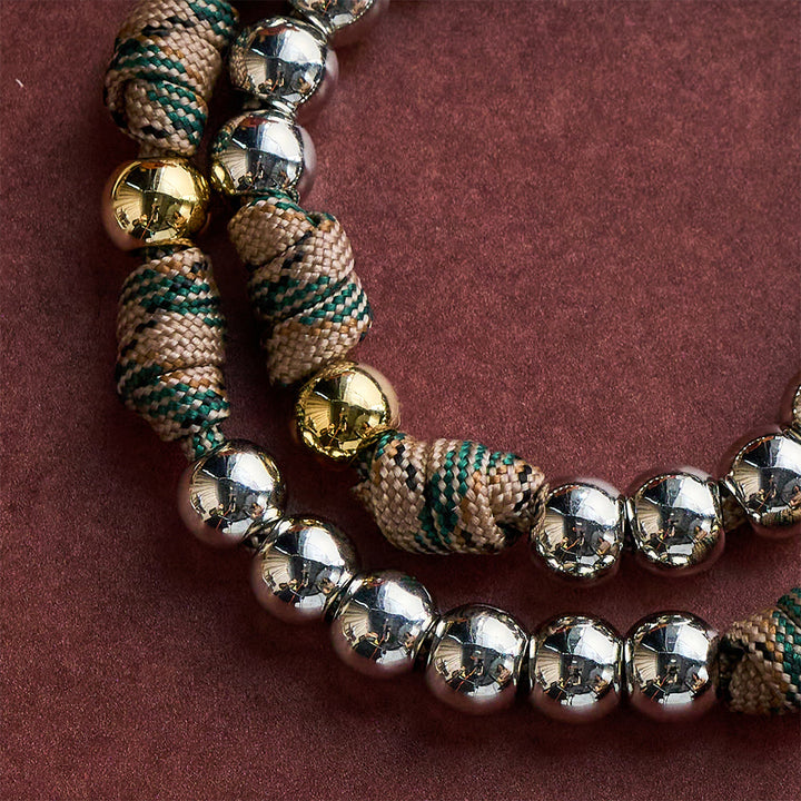 SolaceBeads Silver Tone Beaded Holy Face Devotion Rosary Chaplet: For Courage &amp; Faith - image 2