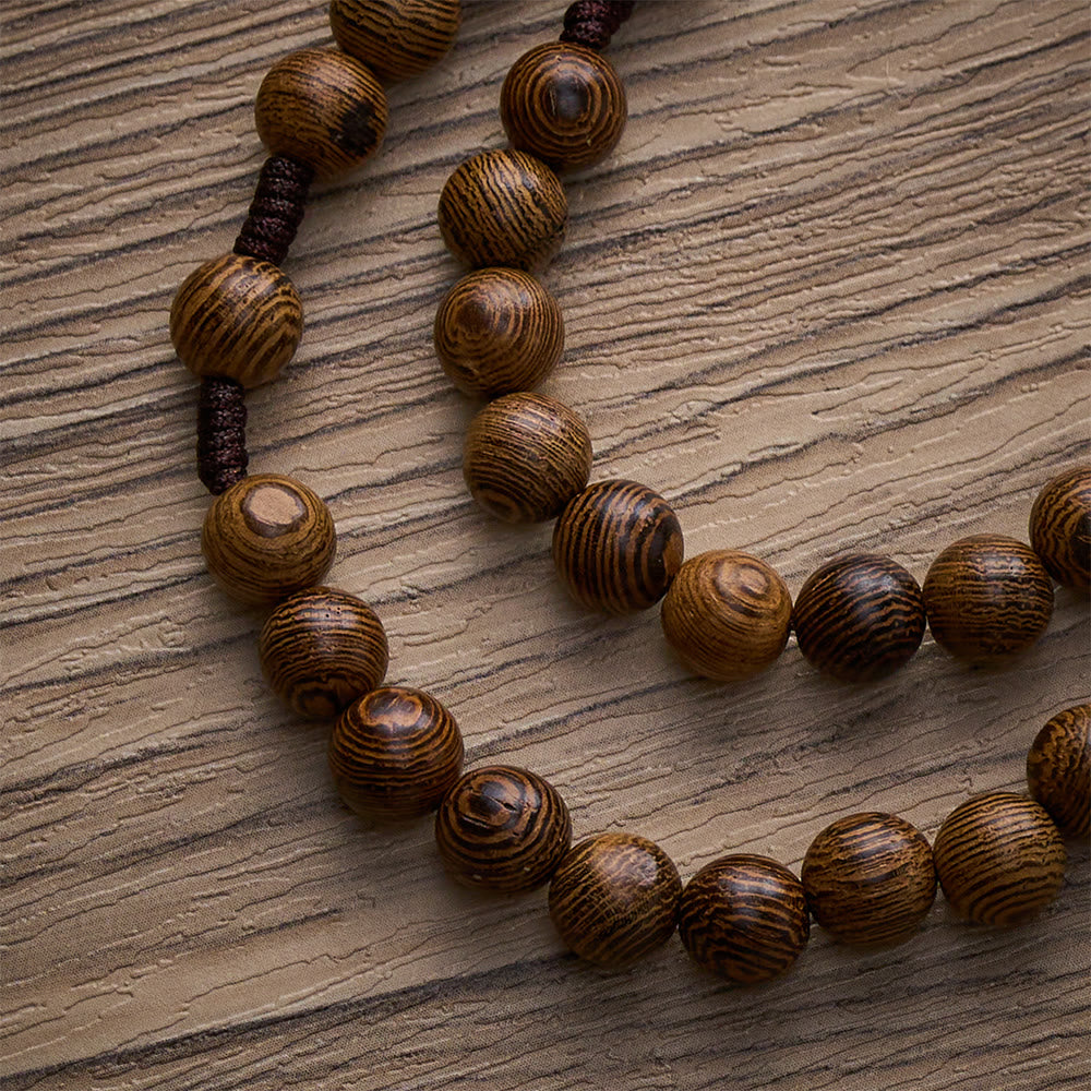 Solacebeads 15/20 Decade Wenge Wood Rosary With St. Benedict Medal &amp; Crucifix: Rooted In Tradition - image 8
