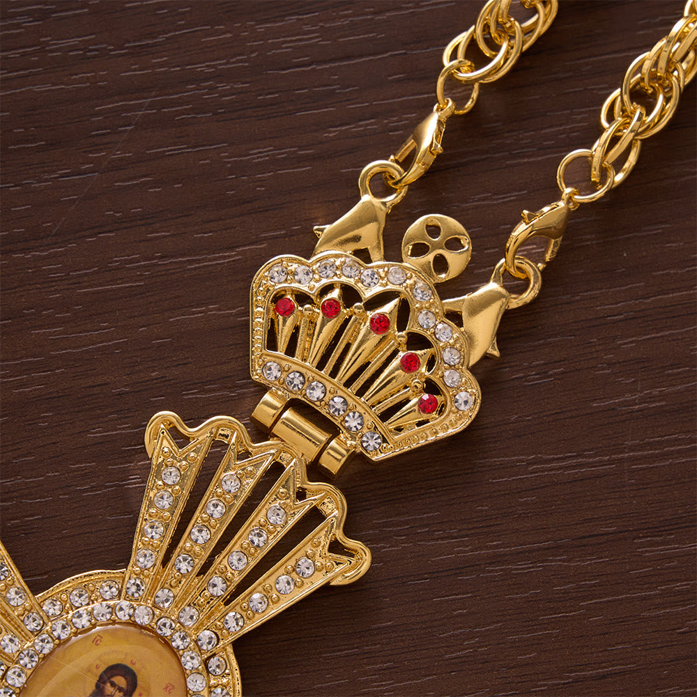 Solacebeads Grand Devotional Pectoral Cross With Rhinestone Embellishments: Rooted In Timeless Faith - image 2