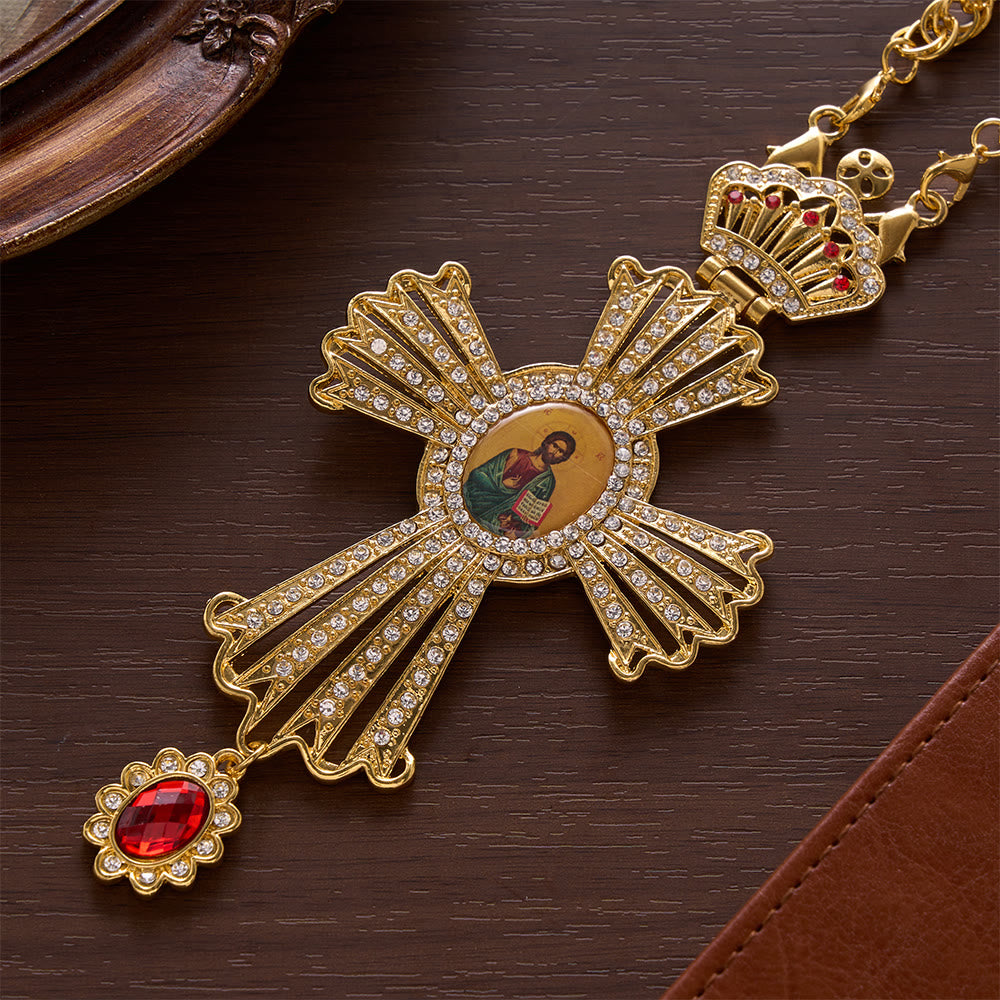 Solacebeads Grand Devotional Pectoral Cross With Rhinestone Embellishments: Rooted In Timeless Faith - image 5