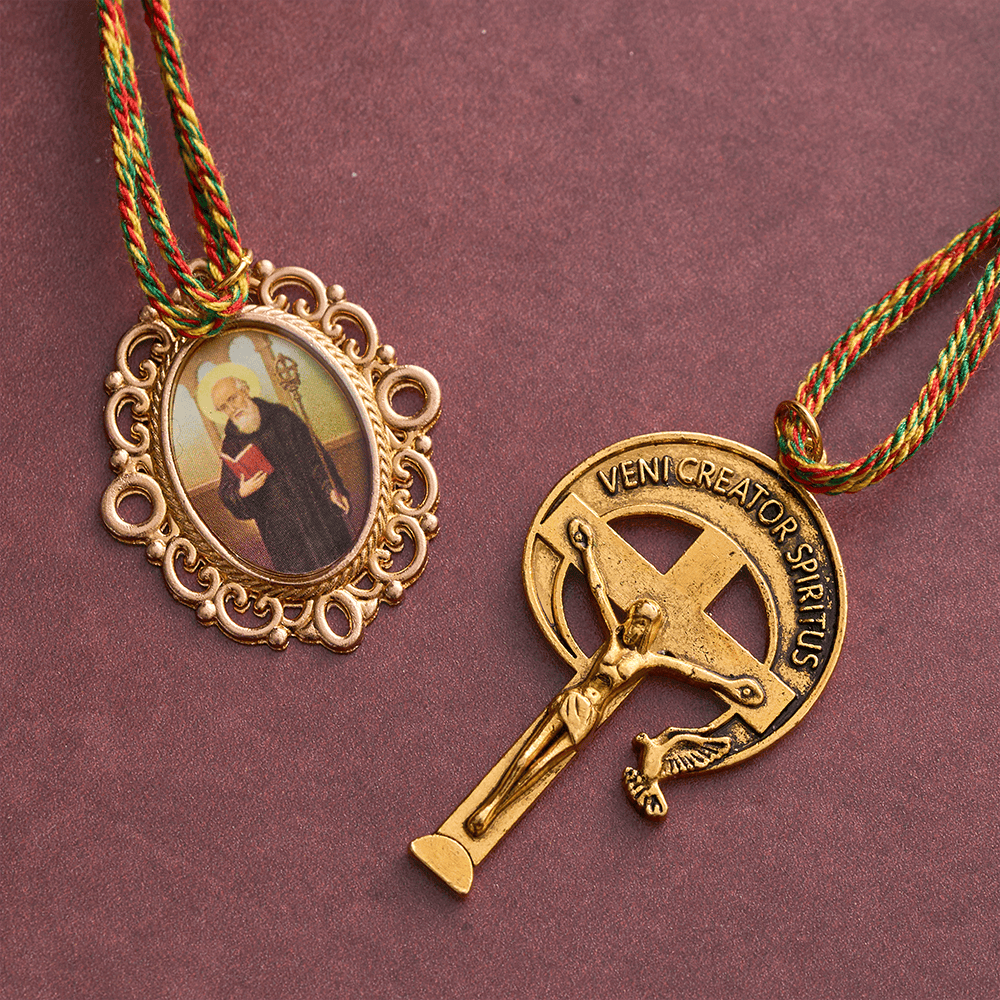 SolaceBeads Thuja Wood Pocket Rosary With Crucifix &amp; St. Benedict Medal: Rooted in Portable Faith - image 3