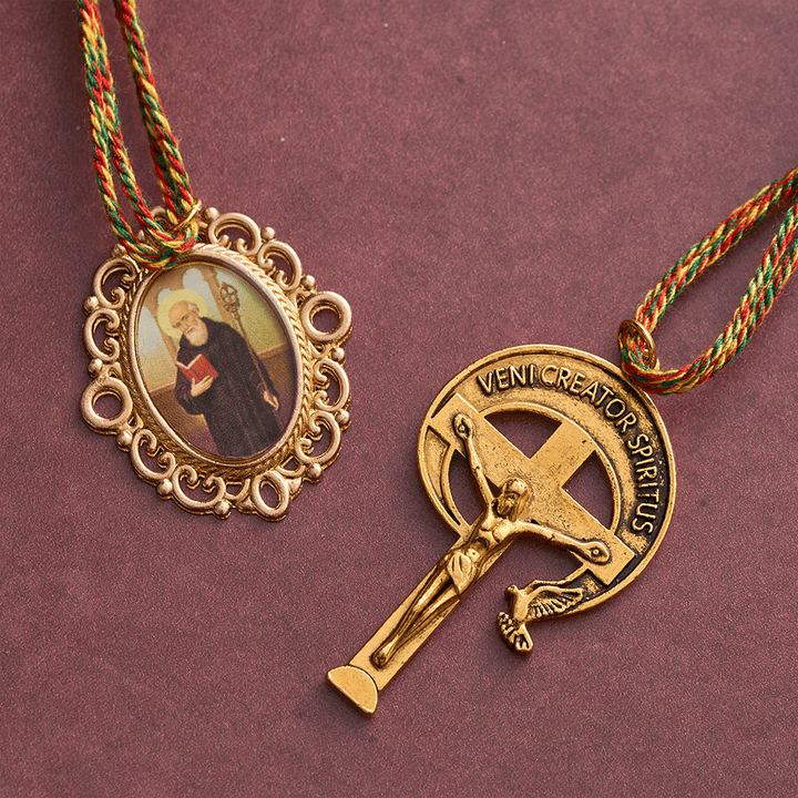 SolaceBeads Thuja Wood Pocket Rosary With Crucifix &amp; St. Benedict Medal: Rooted in Portable Faith - image 3