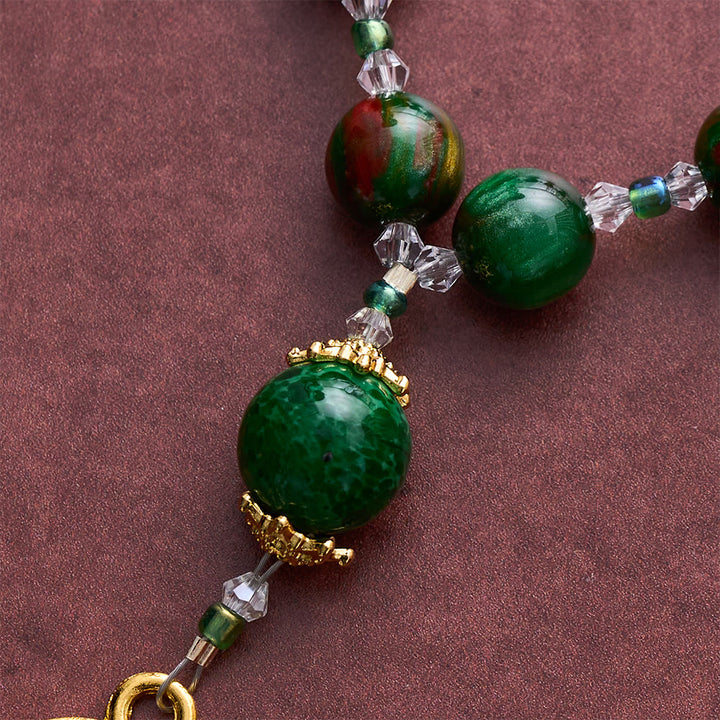 Solacebeads Emerald Shimmer Green Pocket Rosary With St. Jude Pendant: Rooted In Hopeful Devotion - image 3