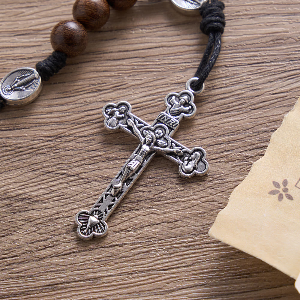 Solacebeads Vietnamese Agarwood Rosary With Fatima Medal &amp; Crucifix: Rooted In Scapular Blessing - image 4
