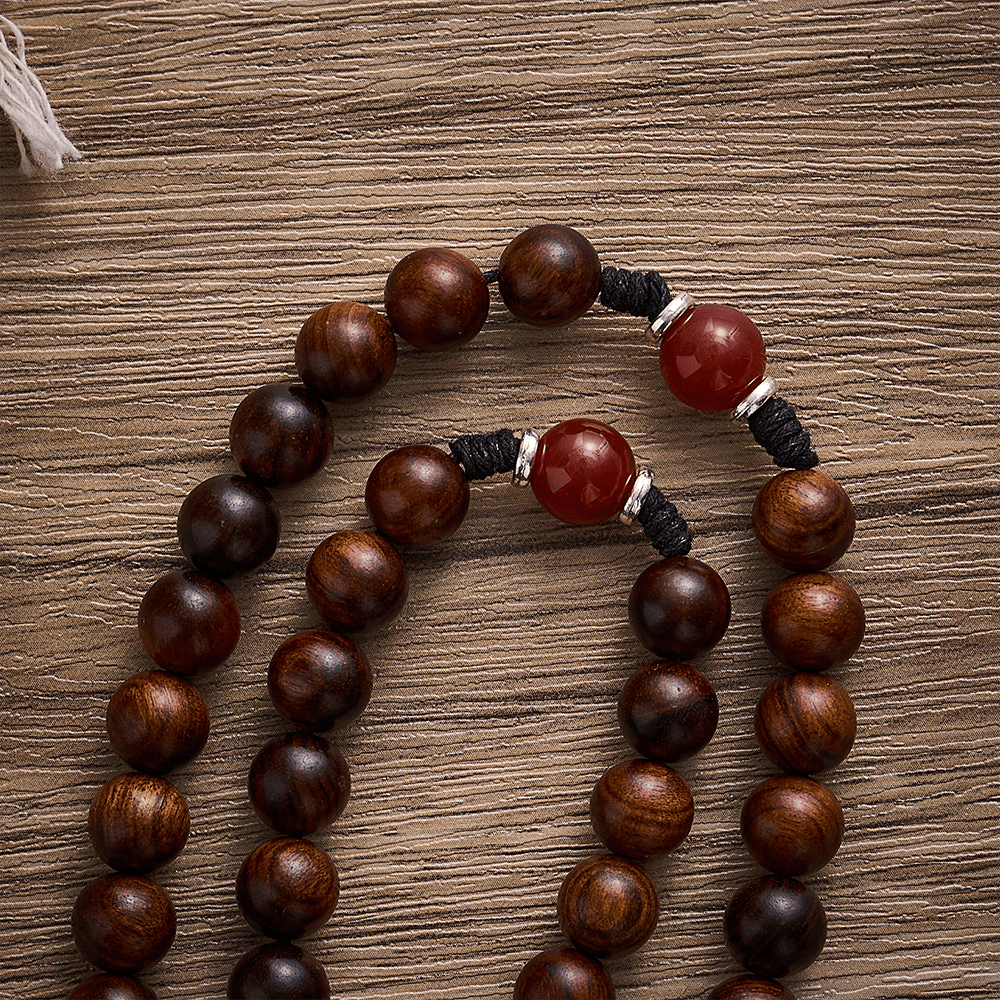 SolaceBeads Black Rosewood Rosary with Scallop Medal &amp; Santiago Crucifix: Rooted in Pilgrimage Faith - image 2