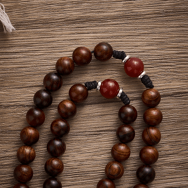 SolaceBeads Black Rosewood Rosary with Scallop Medal &amp; Santiago Crucifix: Rooted in Pilgrimage Faith - image 2