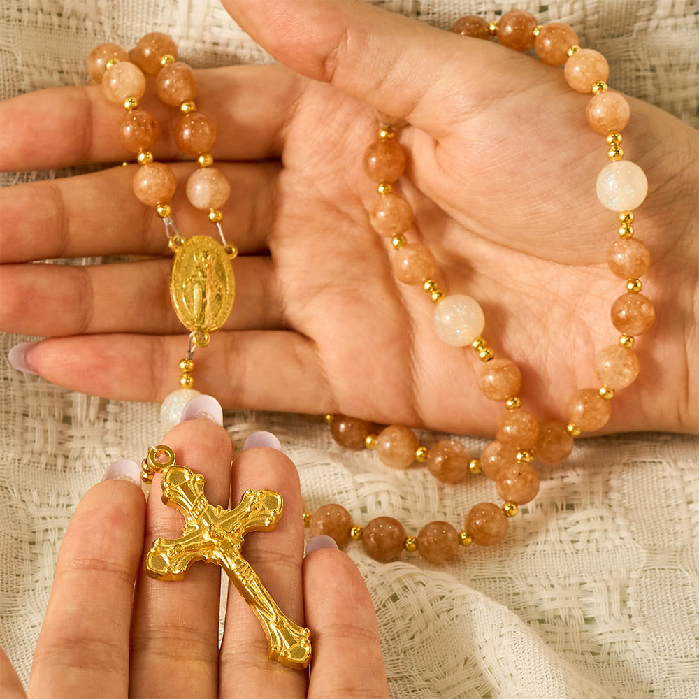 SolaceBeads Natural Yellow Topaz Quartz &amp; Cat&