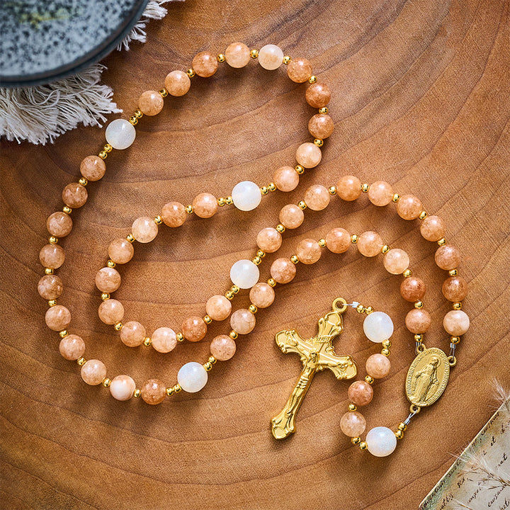 SolaceBeads Natural Yellow Topaz Quartz &amp; Cat&