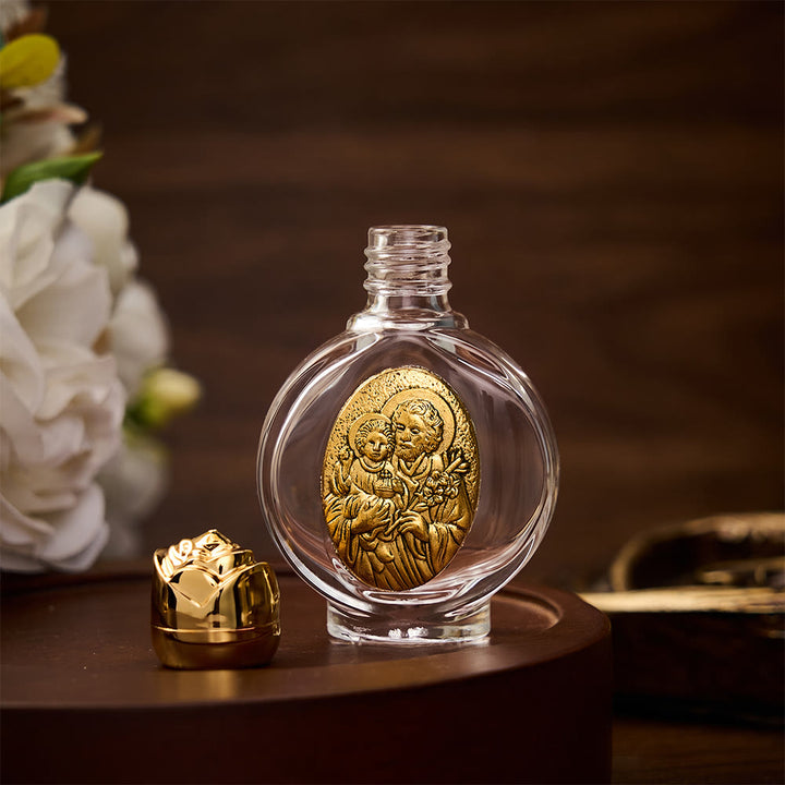 Solacebeads St. Joseph with Infant Jesus Holy Bottle: Blessed by Joseph&