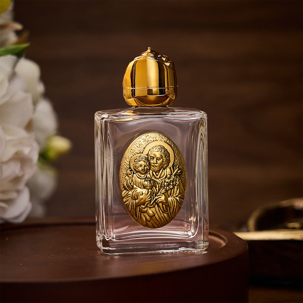 Solacebeads St. Joseph with Infant Jesus Holy Bottle: Blessed by Joseph&