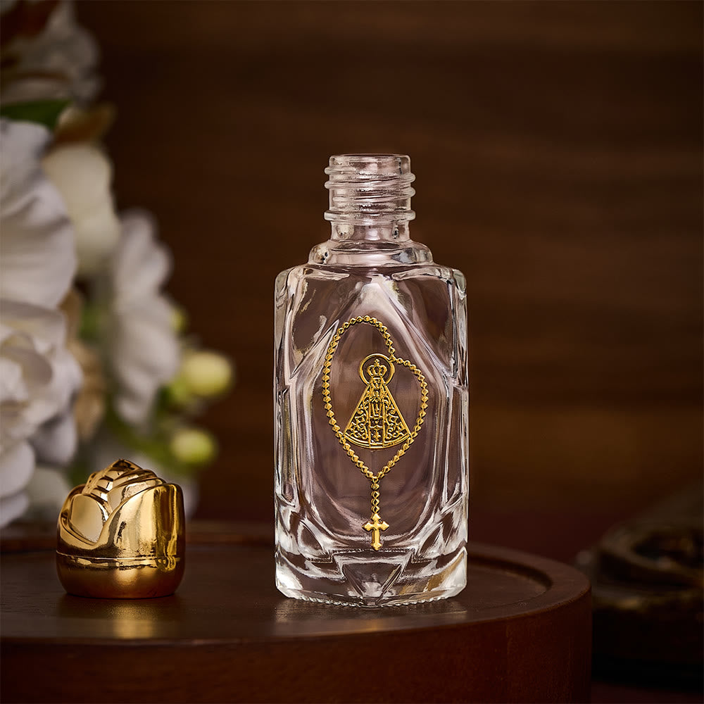 SolaceBeads Polygon Our Lady of Aparecida Holy Bottle: Infused with devout faith in Aparecida - image 1