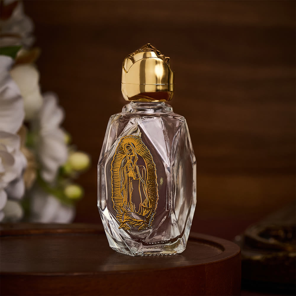 Solacebeads Guadalupe Polygon Glass Holy Bottle:: Infused With Generations Of Devout Faith - image 2