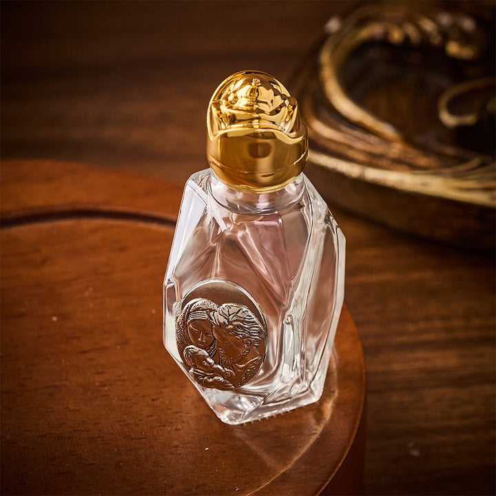 Solacebeads Holy Family Polygon Glass Holy Bottle: Blessed By Harmonious Sheltering Grace - image 3