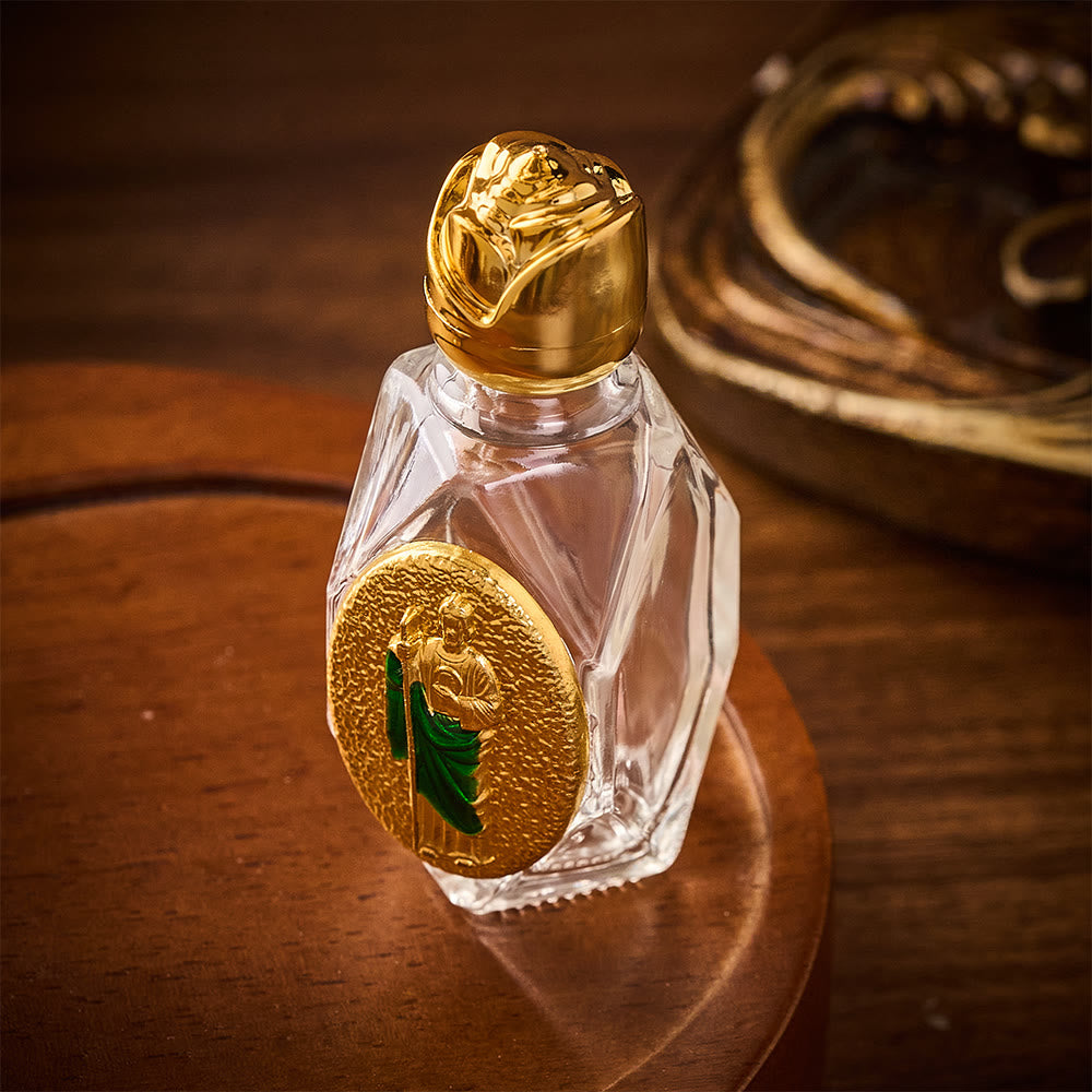 Solacebeads St. Jude Thaddeus Glass Holy Bottle: Designed For Devotions During Hardship - image 4