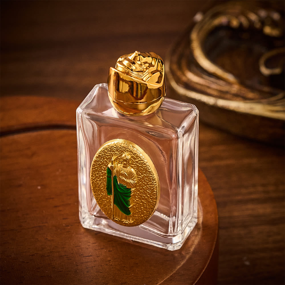 Solacebeads St. Jude Thaddeus Glass Holy Bottle: Designed For Devotions During Hardship - image 5