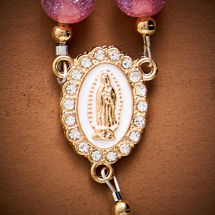 Solacebeads Rainbow Cat Eye Artistic Rosary With Rhinestone Crucifix: The Timeless Devout Faith - image 3