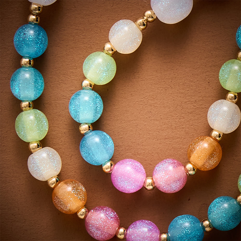 Solacebeads Rainbow Cat Eye Artistic Rosary With Rhinestone Crucifix: The Timeless Devout Faith - image 2