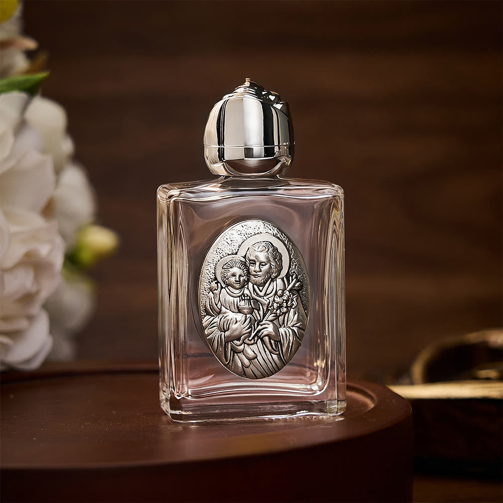 Solacebeads St. Joseph with Infant Jesus Holy Bottle: Blessed by Joseph&