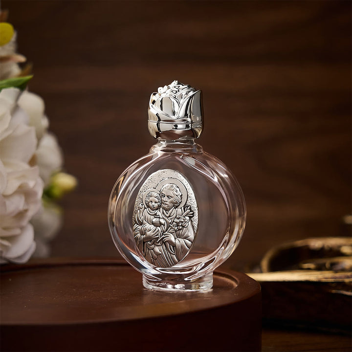 Solacebeads St. Joseph with Infant Jesus Holy Bottle: Blessed by Joseph&