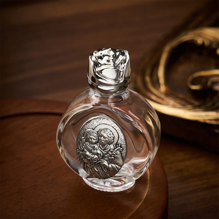 Solacebeads St. Joseph with Infant Jesus Holy Bottle: Blessed by Joseph&