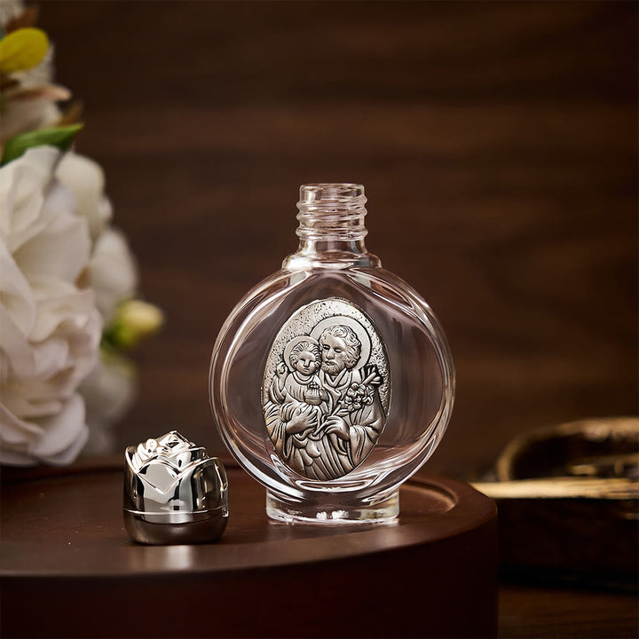 Solacebeads St. Joseph with Infant Jesus Holy Bottle: Blessed by Joseph&