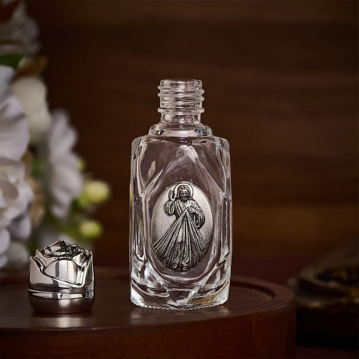Solacebeads Divine Mercy Polygon Glass Holy Bottle: Blessed By Boundless Forgiving Merciful Grace - image 6