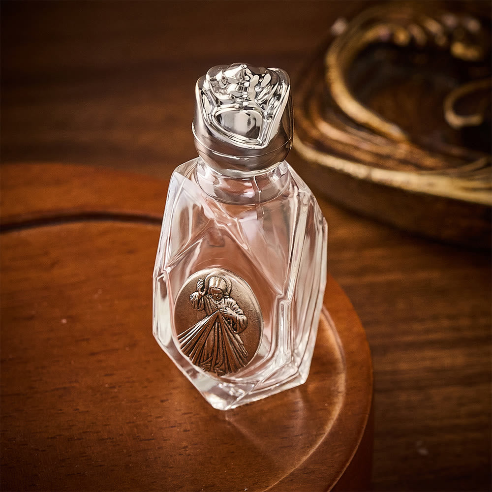 Solacebeads Divine Mercy Polygon Glass Holy Bottle: Blessed By Boundless Forgiving Merciful Grace - image 8