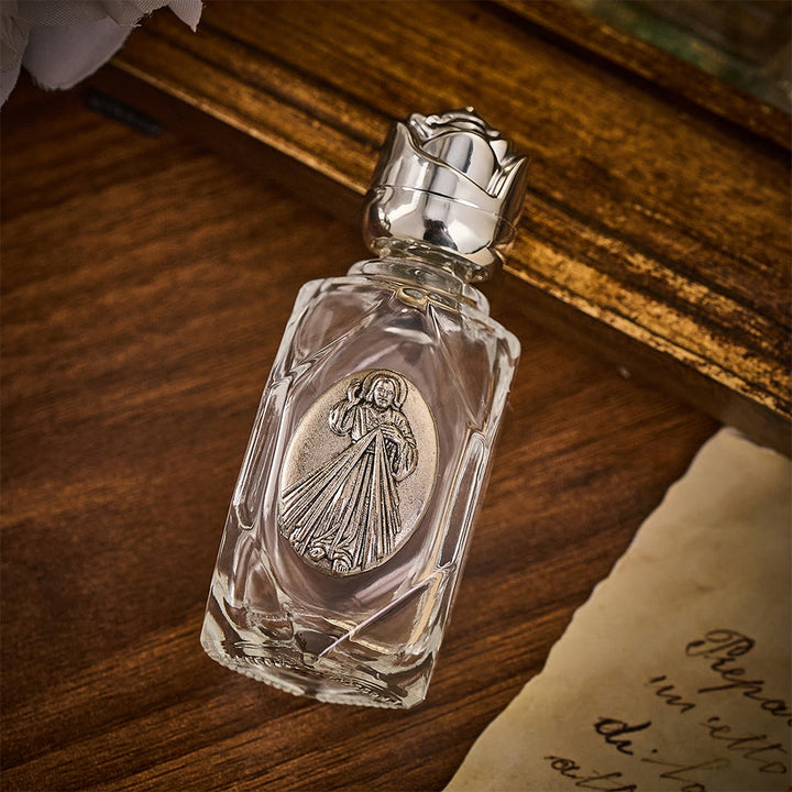 Solacebeads Divine Mercy Polygon Glass Holy Bottle: Blessed By Boundless Forgiving Merciful Grace - image 9