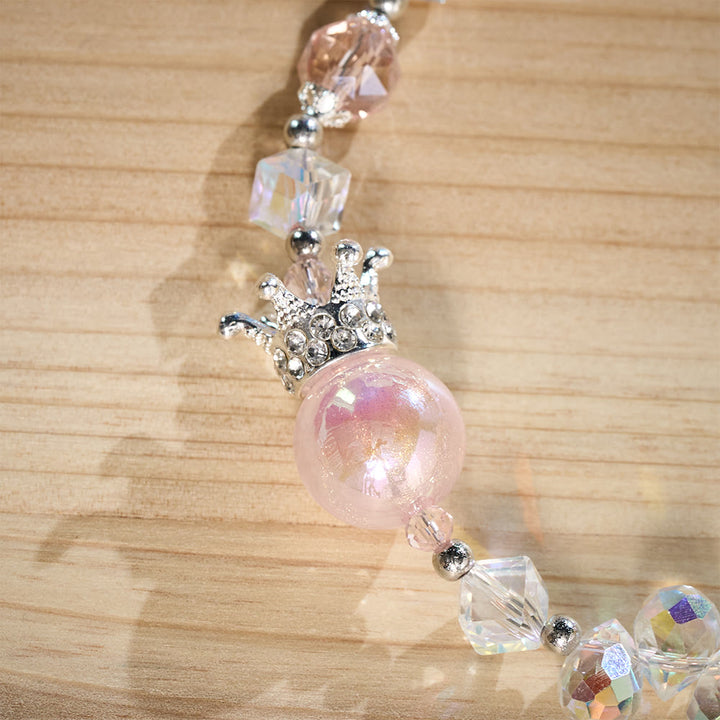 SolaceBeads Phone Charm, Crystal &amp; Pearl Beads, Two‑Color Option Cross: Light‑Filled Devotion Accessory - image 12