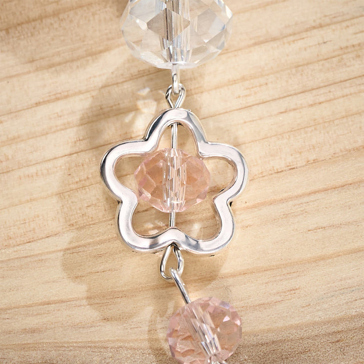 SolaceBeads Phone Charm, Crystal Beads &amp; Star Pendant, Cross: Gentle‑Toned Devotion accessories - image 2