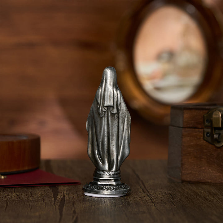 Solacebeads Our Lady Of Grace Mini Alloy Prayer Statue: The Gentle Grace Of Virgin Mary - image 4