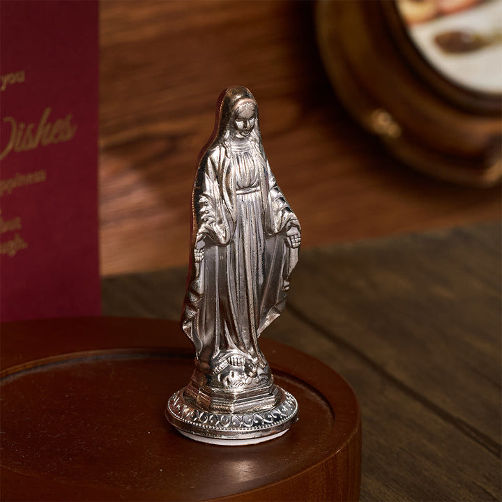 Solacebeads Our Lady Of Grace Mini Alloy Prayer Statue: The Gentle Grace Of Virgin Mary - image 8