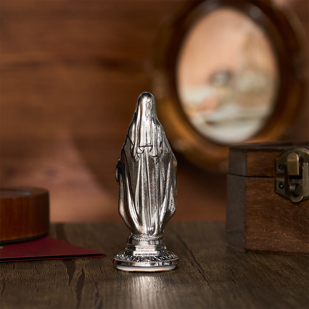 Solacebeads Our Lady Of Grace Mini Alloy Prayer Statue: The Gentle Grace Of Virgin Mary - image 6