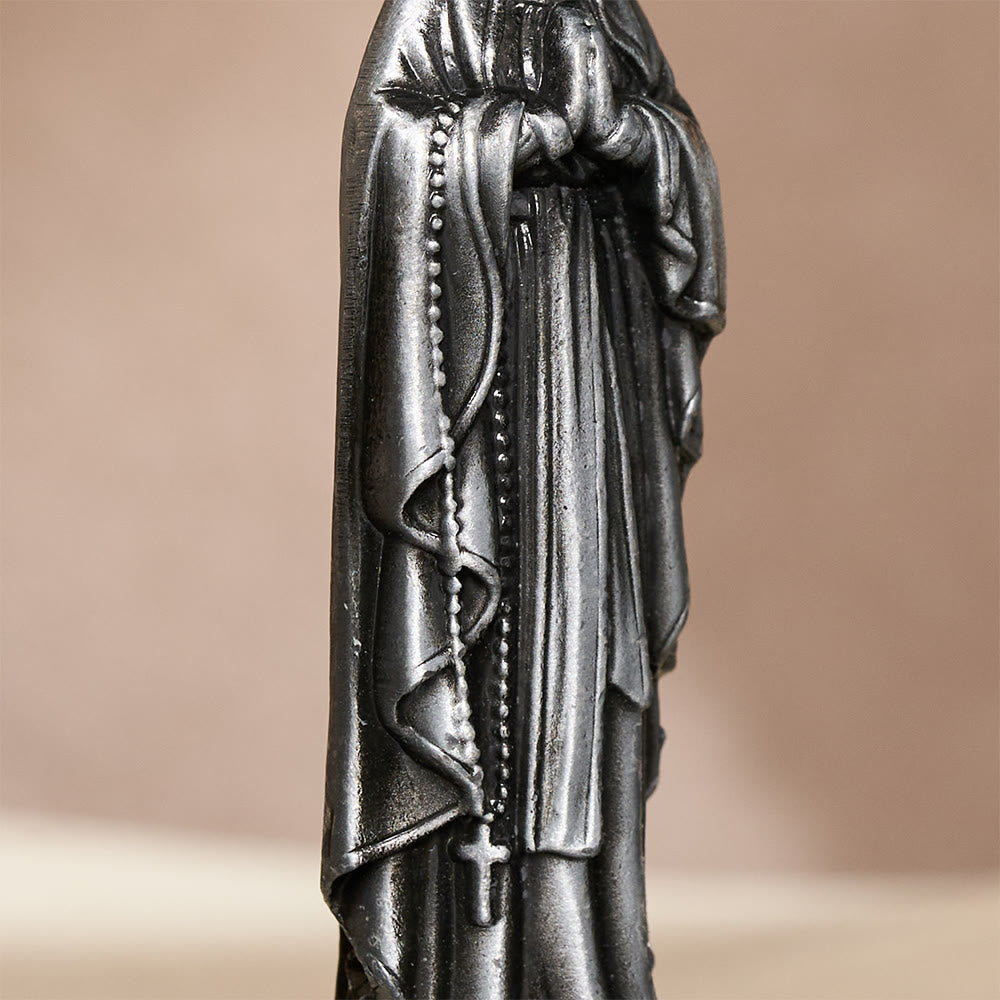 SolaceBeads Our Lady of Lourdes Prayer Statue, Sacred Devotion Desktop Figurine - image 7