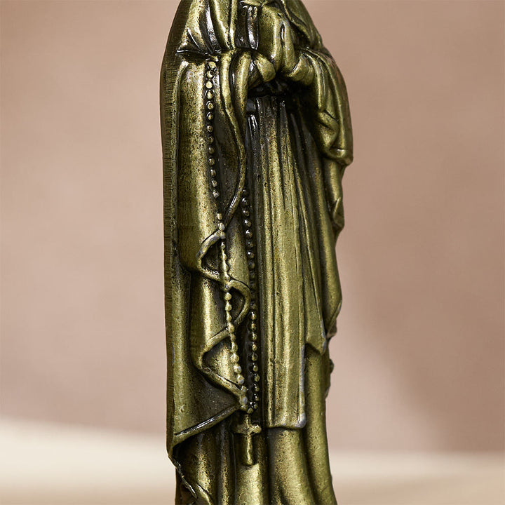 SolaceBeads Our Lady of Lourdes Prayer Statue, Sacred Devotion Desktop Figurine - image 8