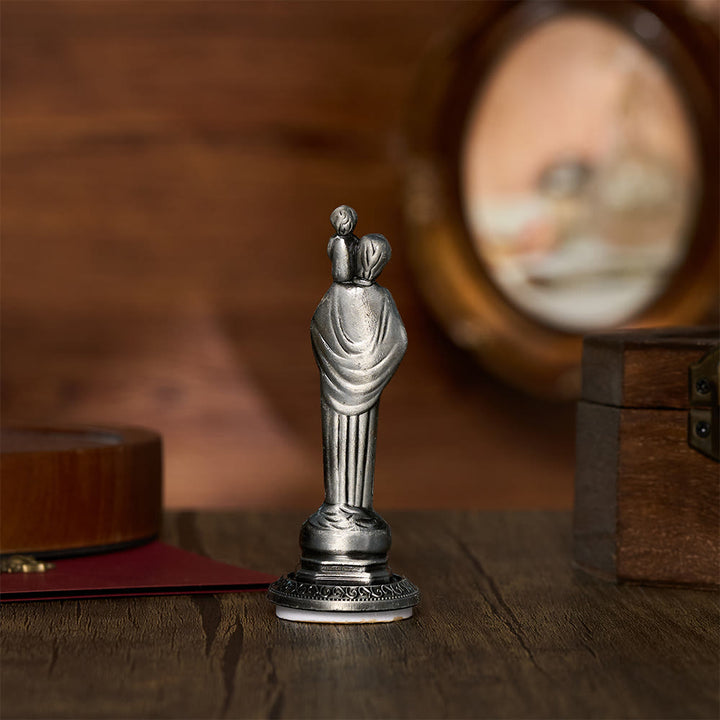SolaceBeads Saint Christopher Prayer Statue: Sacred Protection for Your Daily Devotion - image 4