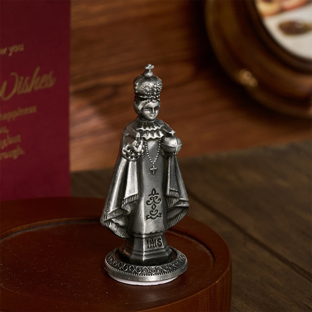 SolaceBeads Infant Jesus of Prague Statue: Faith‑Filled Devotional Prayer Figurine - image 8