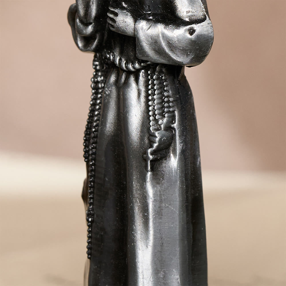 SolaceBeads Saint Padre Pio Statue: Divine Grace Devotional Prayer Figurine - image 7