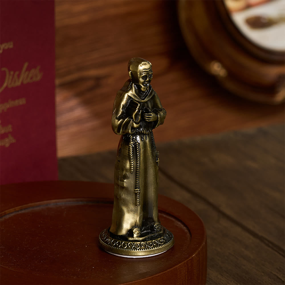 SolaceBeads Saint Padre Pio Statue: Divine Grace Devotional Prayer Figurine - image 6