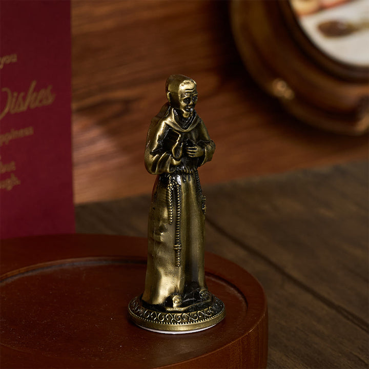 SolaceBeads Saint Padre Pio Statue: Divine Grace Devotional Prayer Figurine - image 6